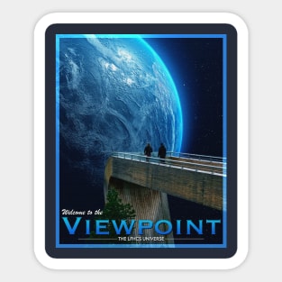 POSTCARD: VIEWPOINT. Sticker